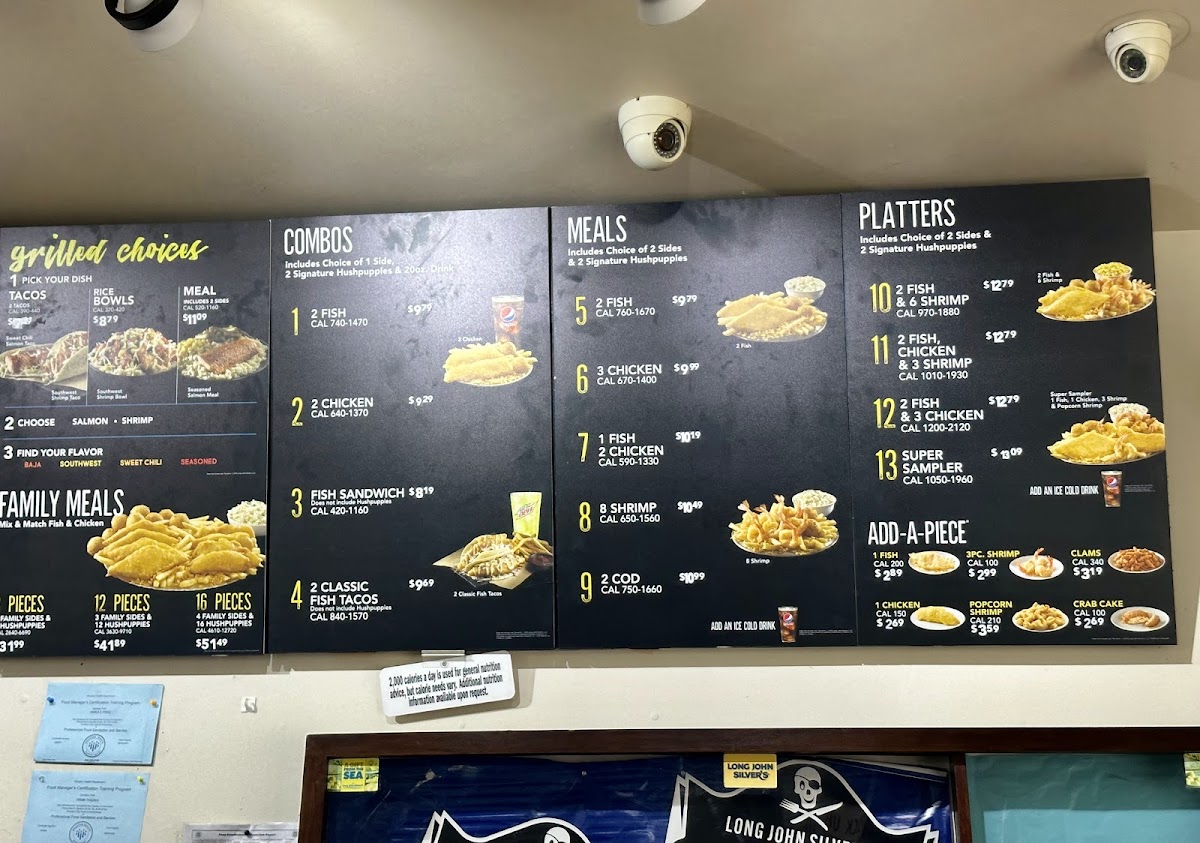 Long John Silver's A&w Menu-2