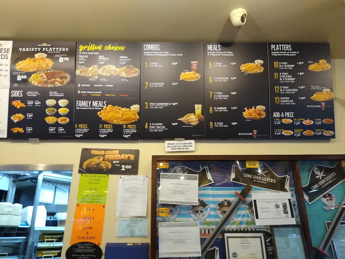 Long John Silver's A&w Menu-4
