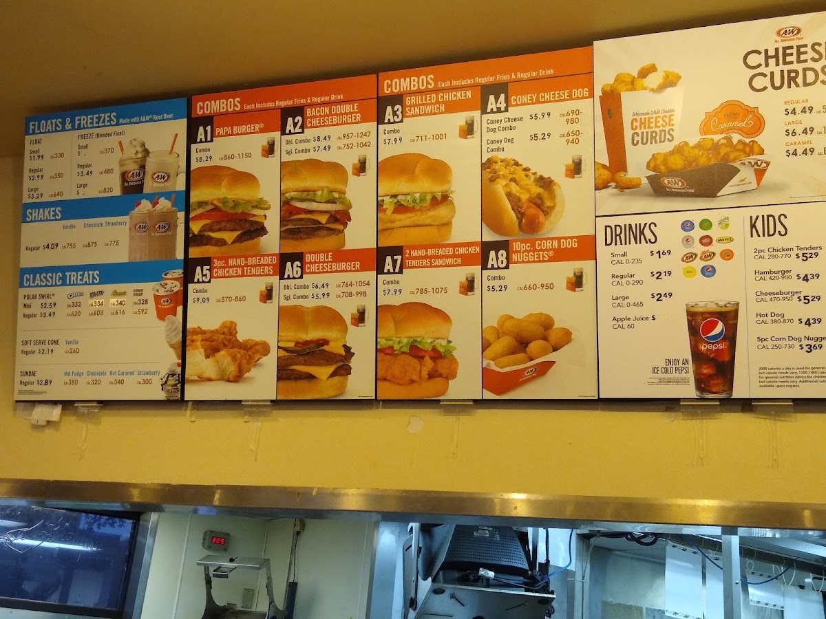 Long John Silver's A&w Menu-6