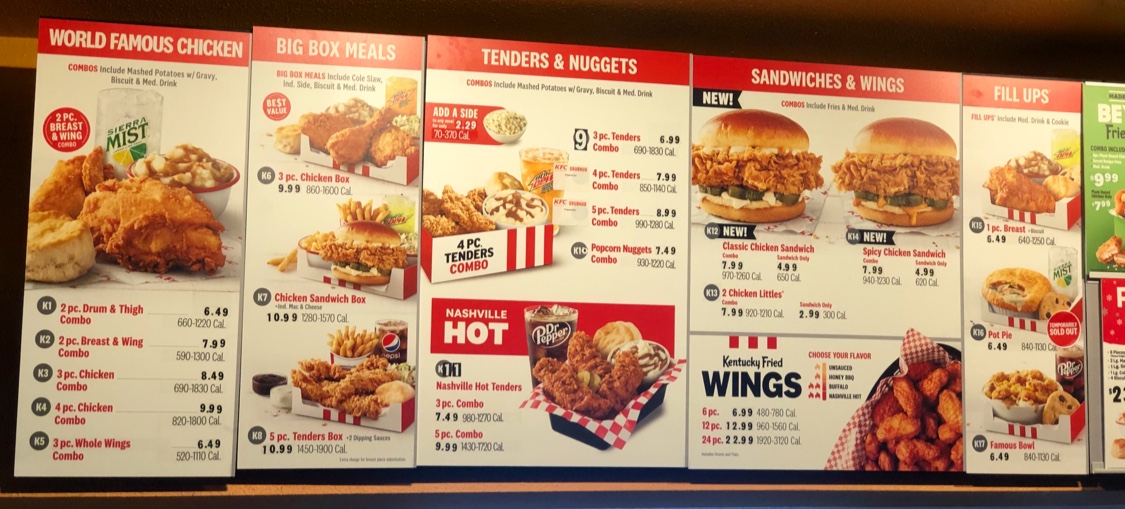Long John Silver's A&w Menu-7